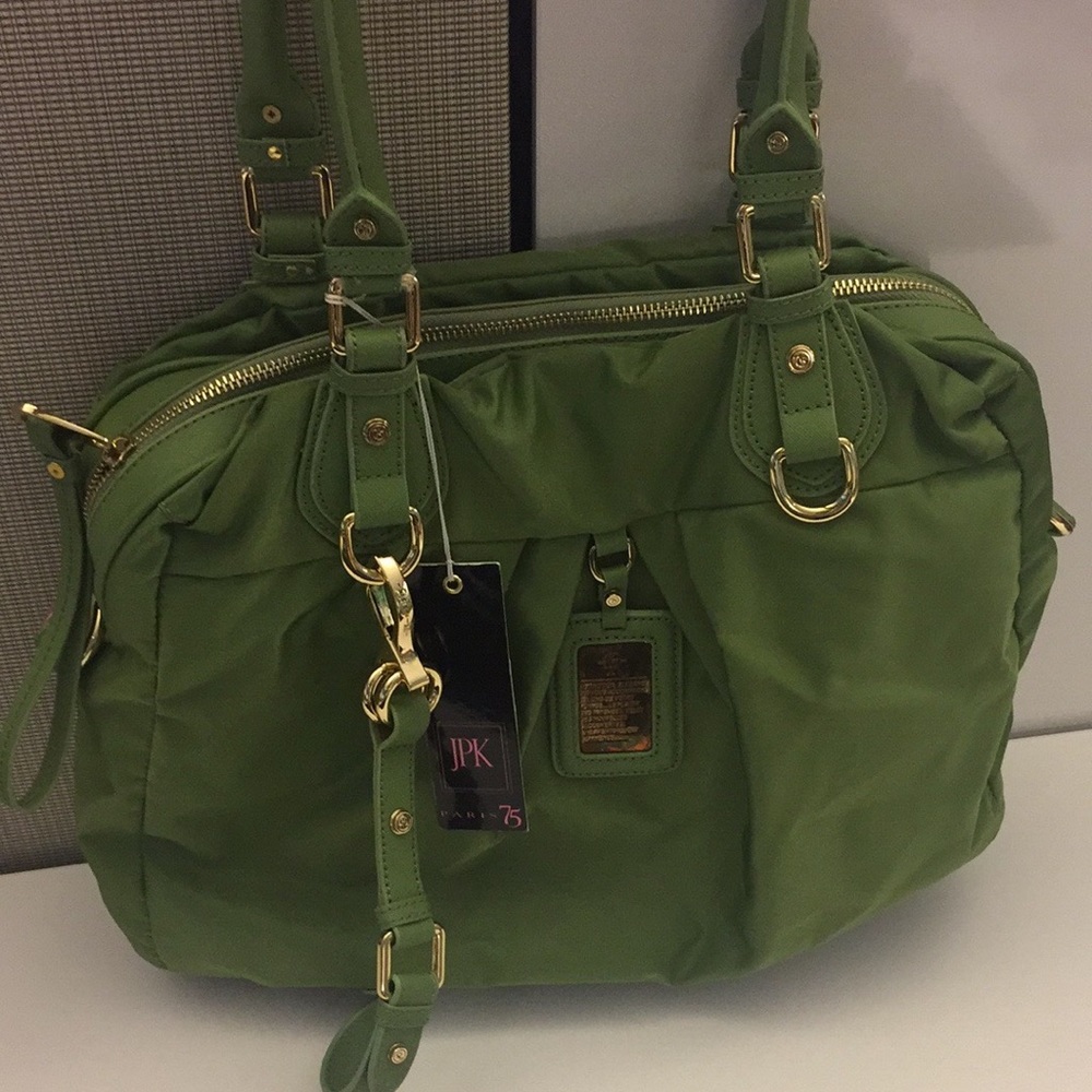 JPK Paris 75 Small Travel Bag (Celery color)